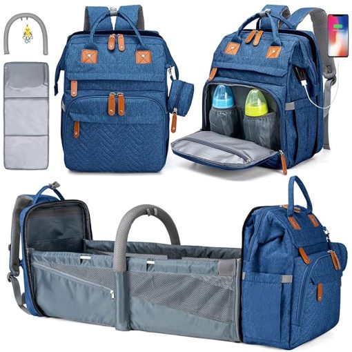 Biggest Mommy Diaper Bag Backpack Blue Sale